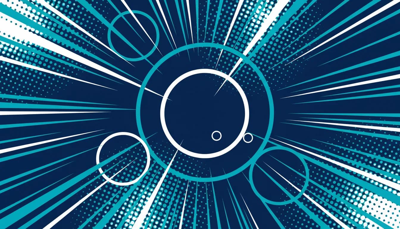 Abstract comic-style hero background