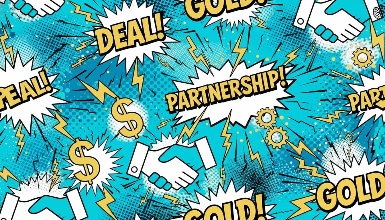 Abstract comic-style hero background