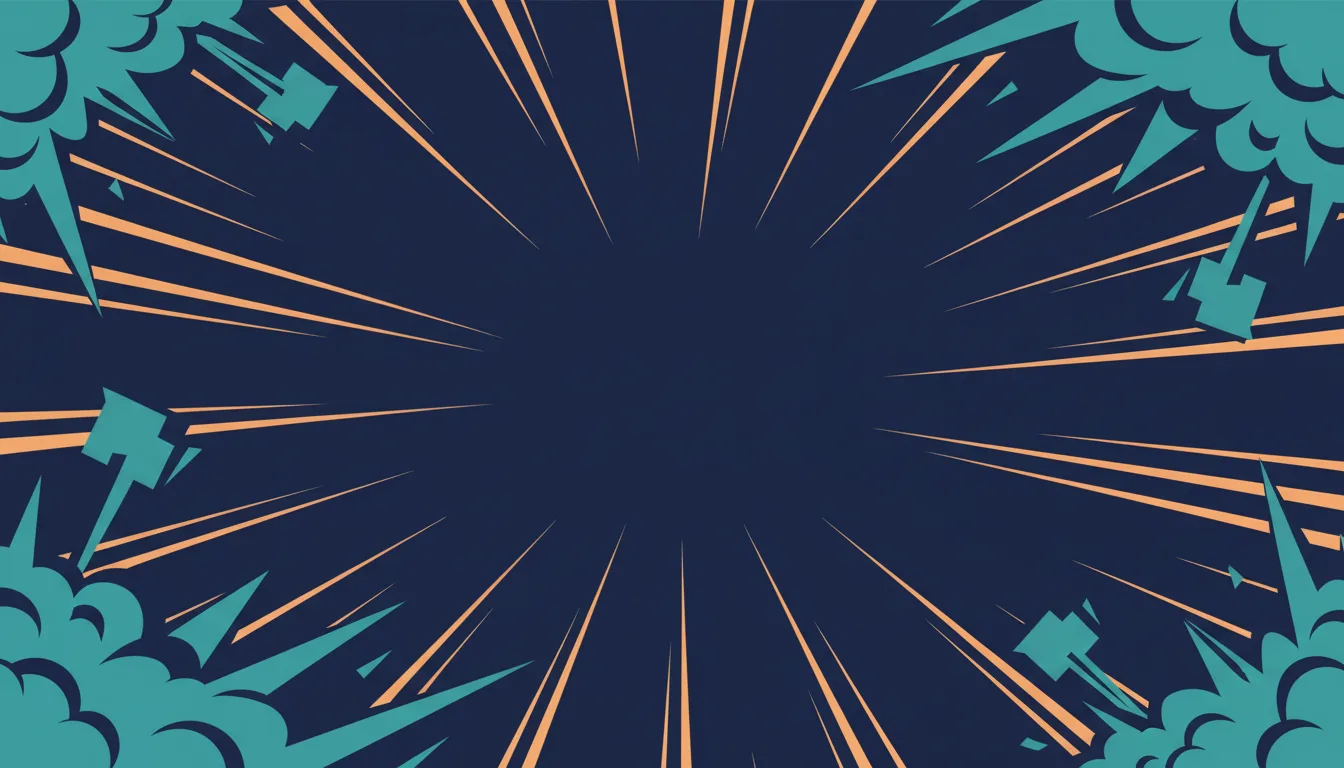 Abstract comic-style hero background