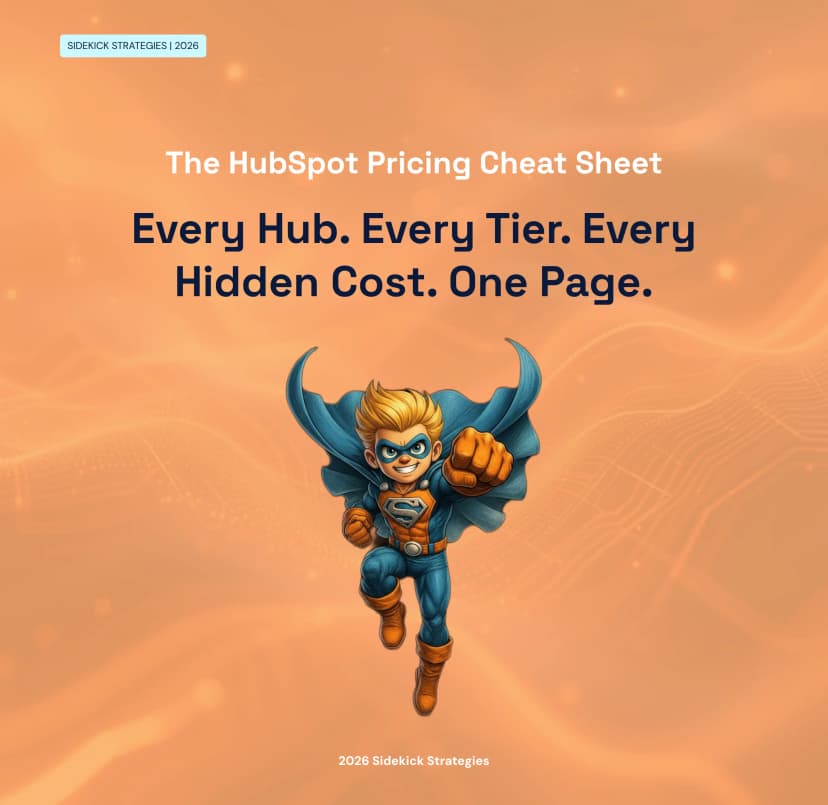 The HubSpot Pricing Cheat Sheet cover