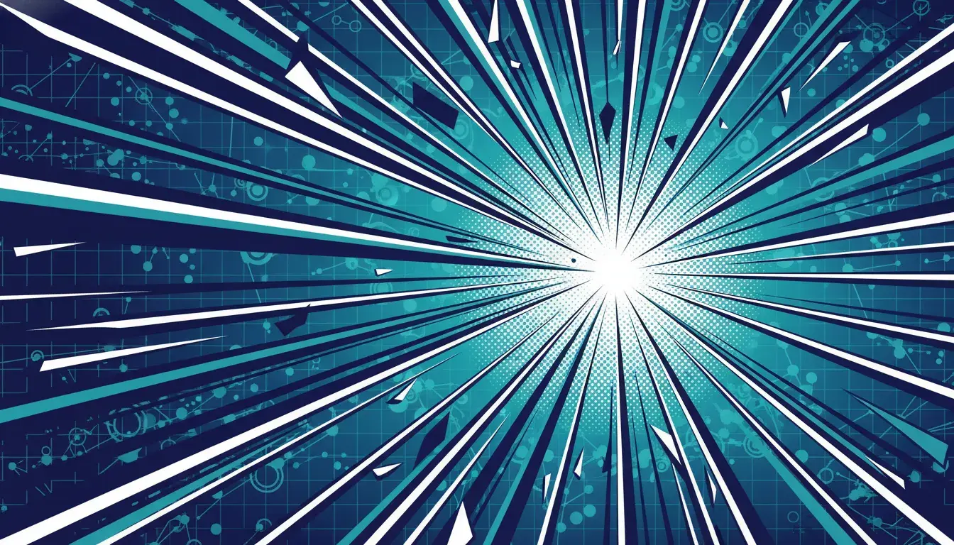 Abstract comic-style background