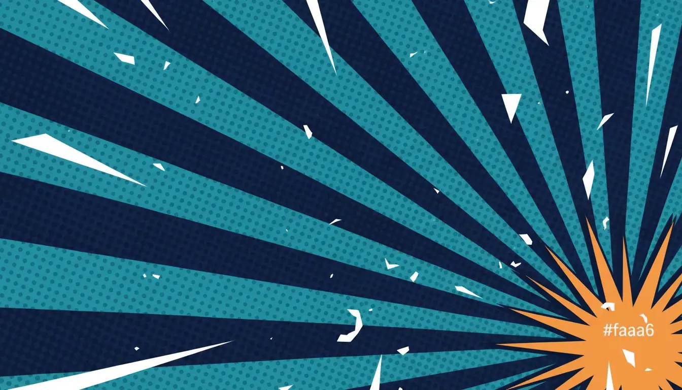 Abstract comic-style background