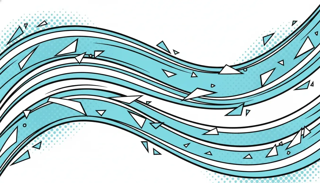 Abstract comic-style background