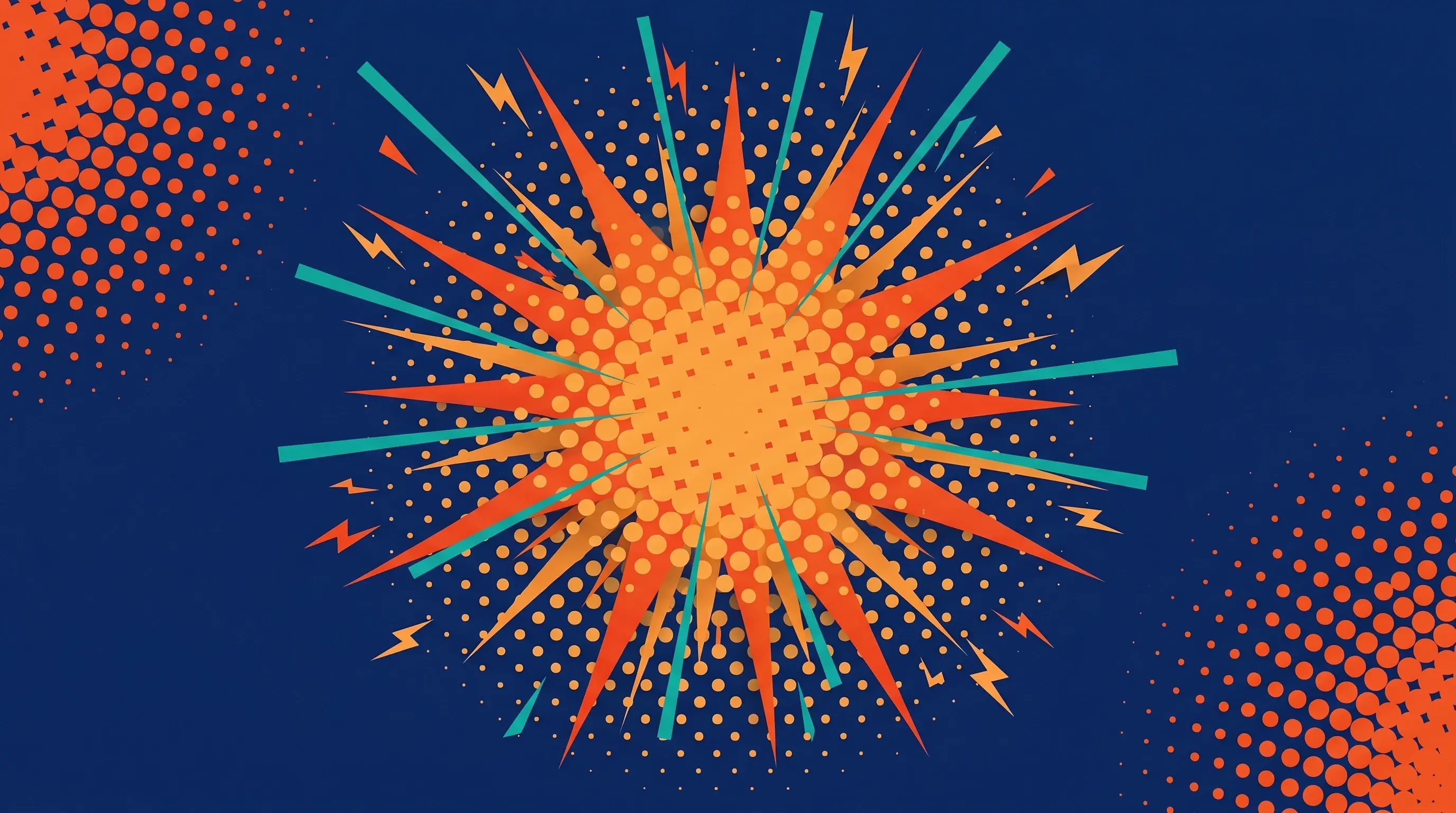 Abstract comic-style background