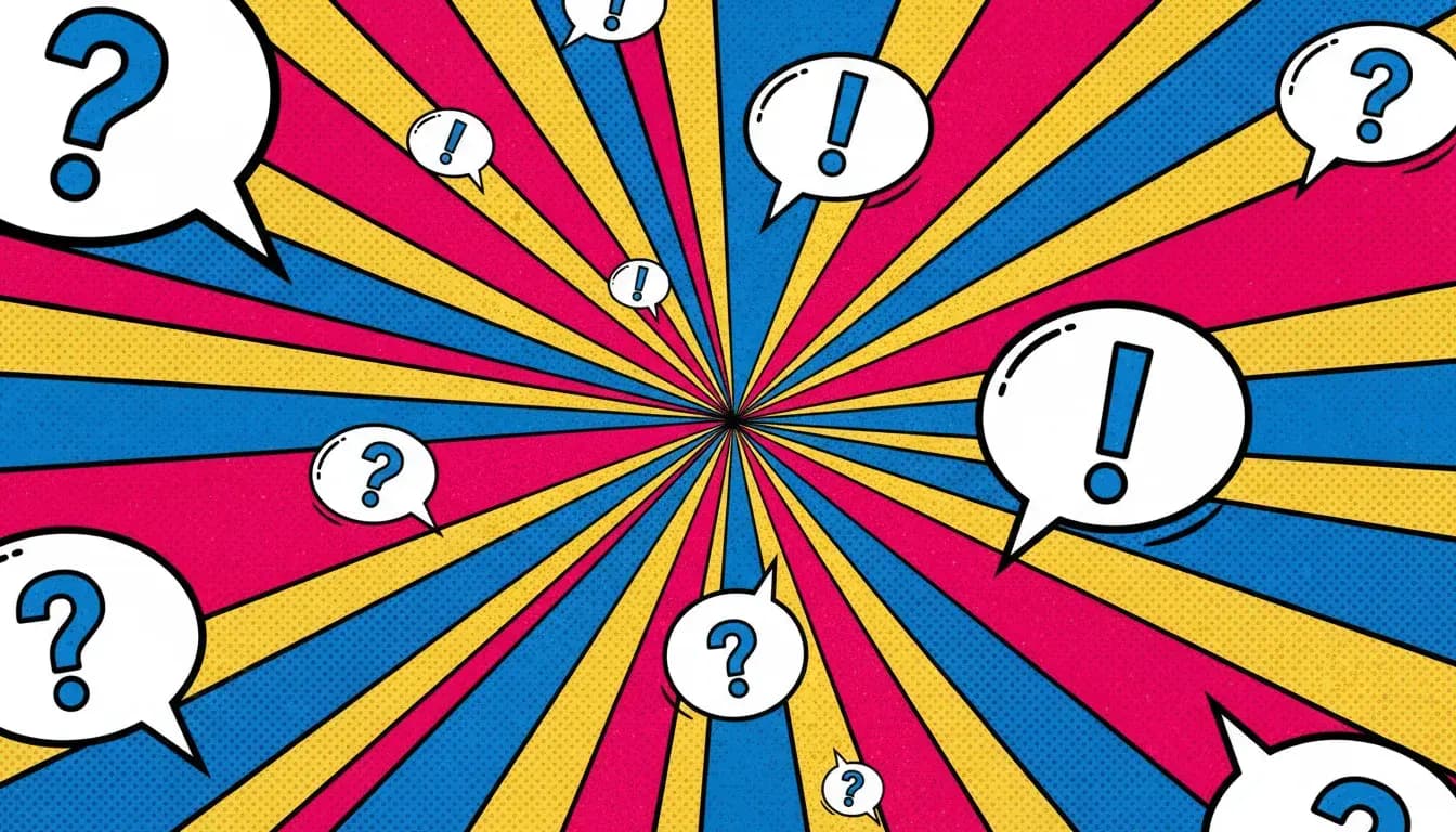 Abstract comic-style background