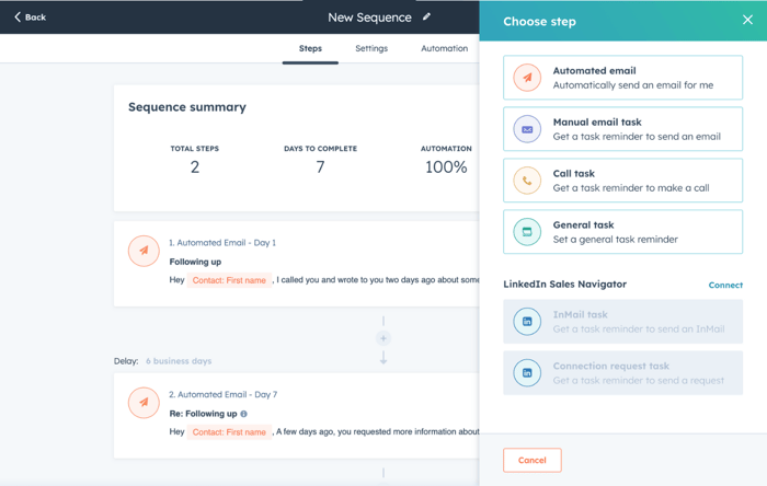 hubspot-sequences