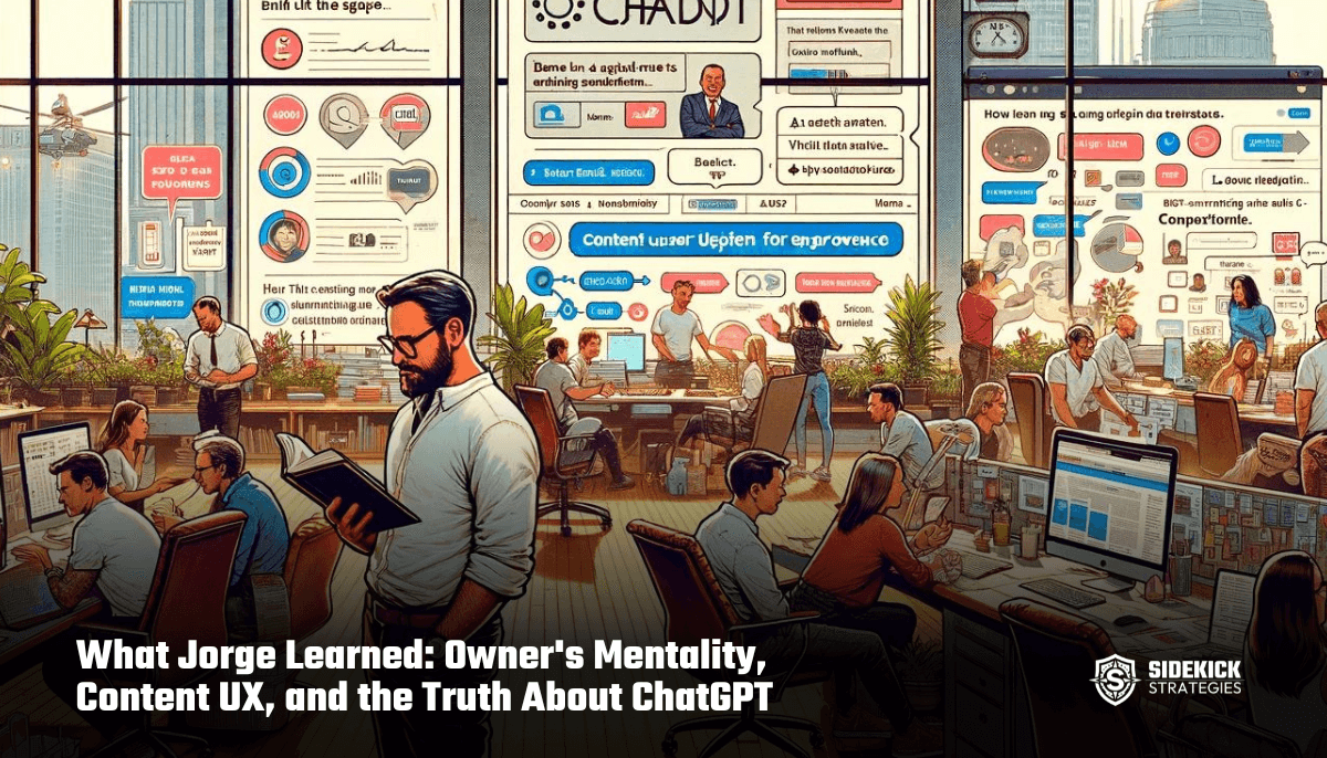 What Jorge Learned: Owner's Mentality, Content UX, and the Truth About ChatGPT