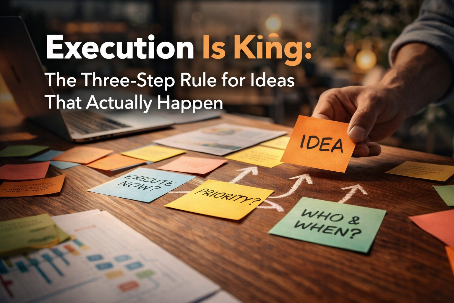 Execution Is King: The Three-Step Rule for Ideas That Actually Happen